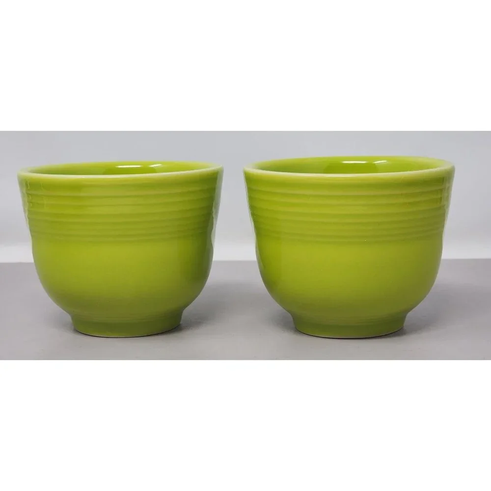 Set Of 5 Homer Laughlin Fiestaware Assorted Colored Ceramic Mugs‎ With Handle